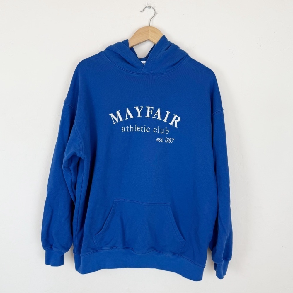 Mayfair Group blue athletic club embroidered sweatshirt - Picture 2 of 8